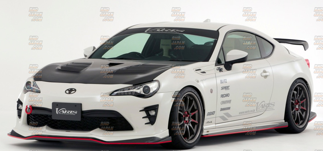 Varis Cooling Bonnet System-2 Carbon Fiber - BRZ ZC6 86 ZN6 - RHDJapan